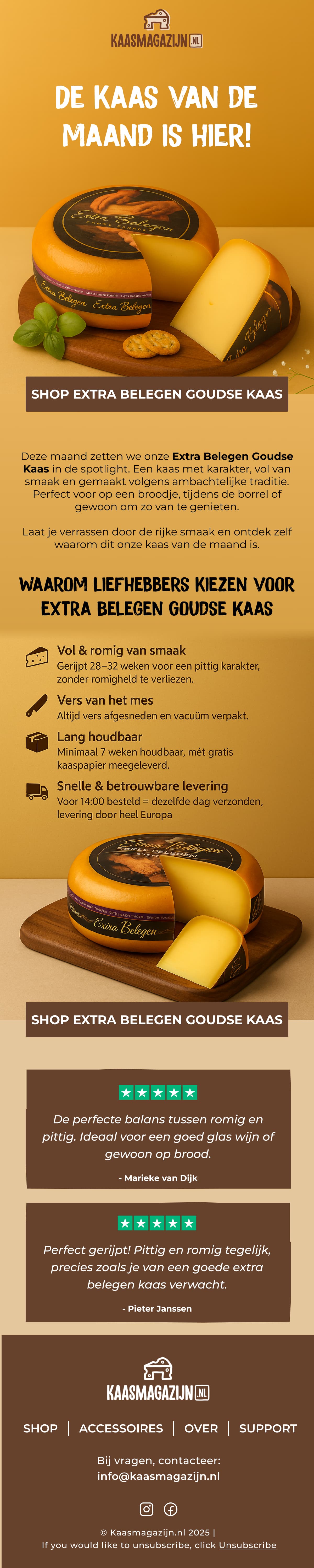 Kaasmagazijn - Kaas van de Maand